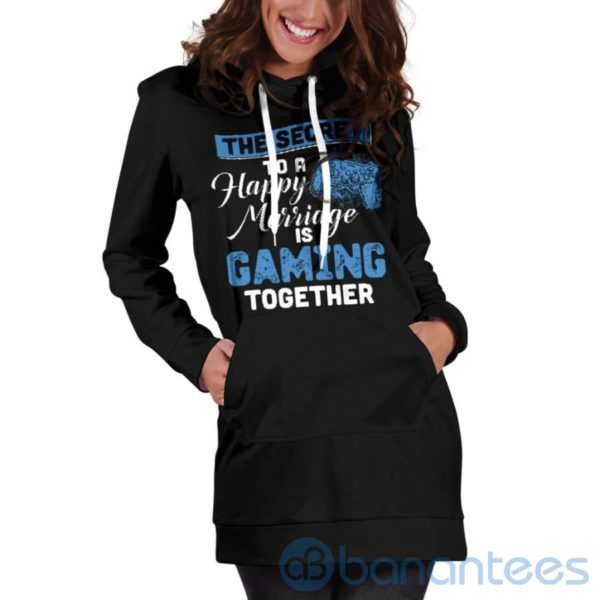 Game Lover Secret To Happy Marriage Hoodie Dress For Women Product Photo