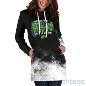 Gaming Problem Game Lover Hoodie Dress For Women Product Photo