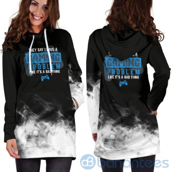 Gaming Problem Hoodie Dress For Women Product Photo