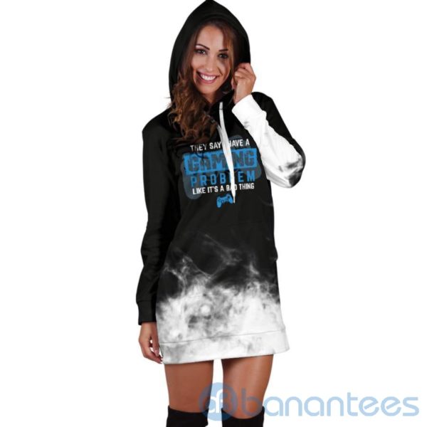 Gaming Problem Hoodie Dress For Women Product Photo
