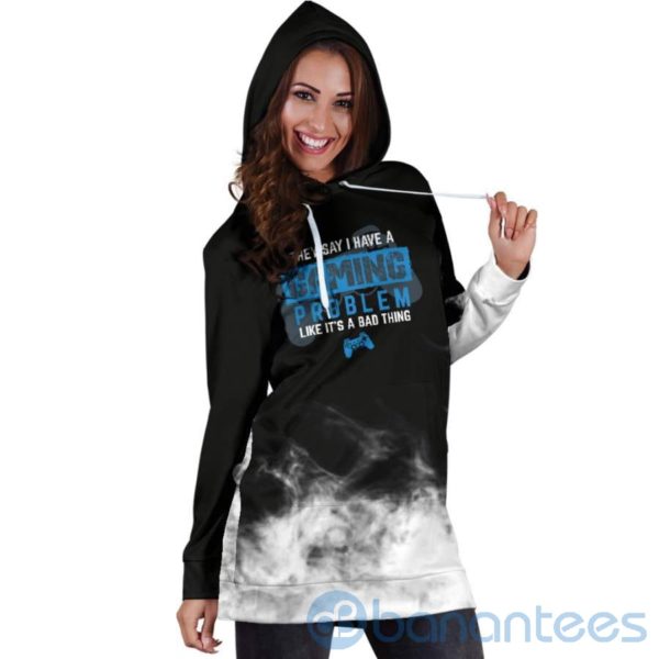 Gaming Problem Hoodie Dress For Women Product Photo
