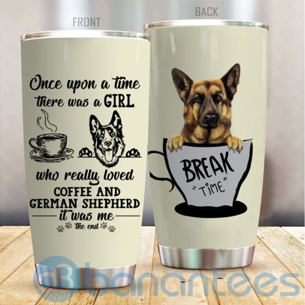 German Shepherd Coffee Dog Lover Tumbler Product Photo
