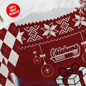 Gift Oklahoma Sooners Funny Ugly Christmas 3D Sweater Product Photo
