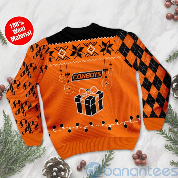 Gift Oklahoma State Cowboys Funny Ugly Christmas 3D Sweater Product Photo
