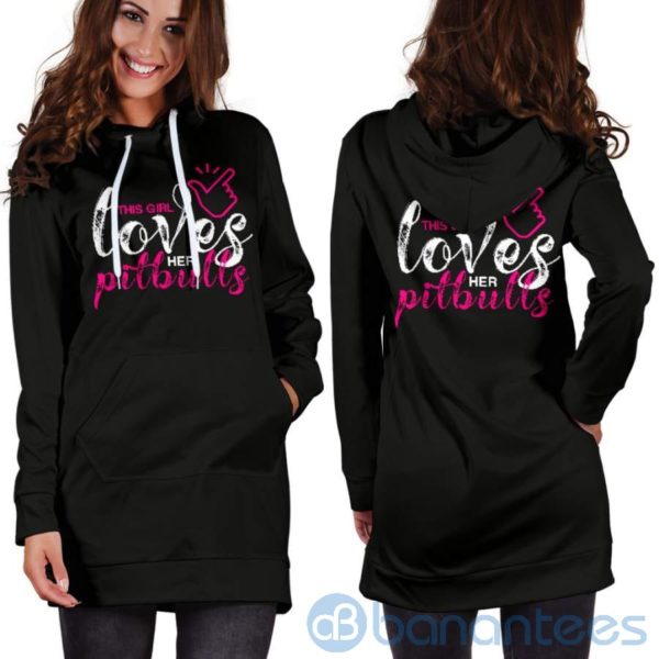 Girl Loves Hoodie Dress For Women Product Photo