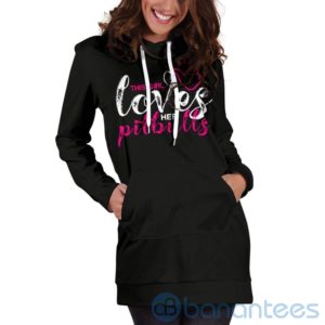 Girl Loves Hoodie Dress For Women Product Photo