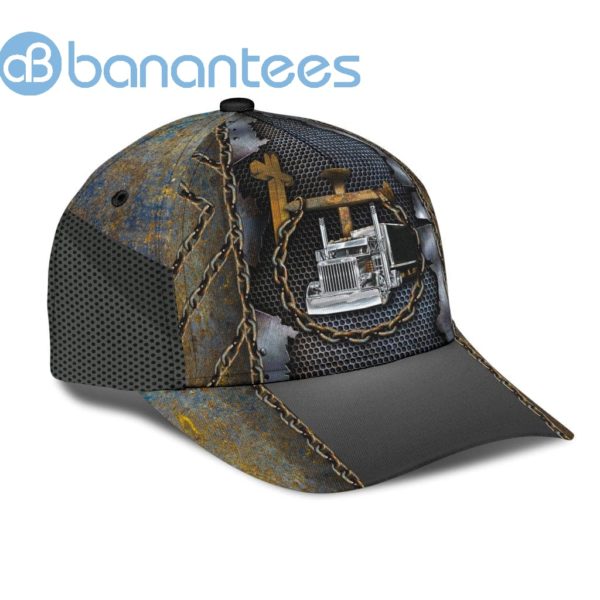 God Is My Father Truckers Are My Brothers All Over Printed 3D Cap Product Photo