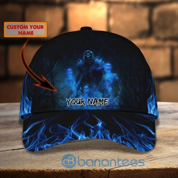 God Of Death Personalized Name All Over Printed 3D Cap Product Photo