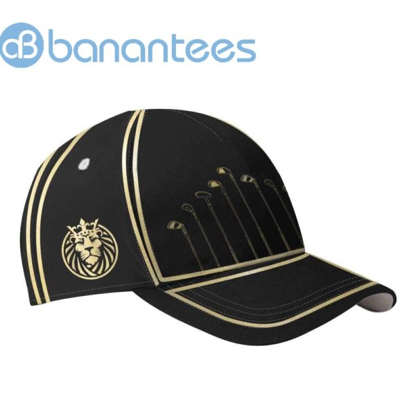 Golden Royal Lion Golf Clubs All Over Printed 3D Cap Product Photo