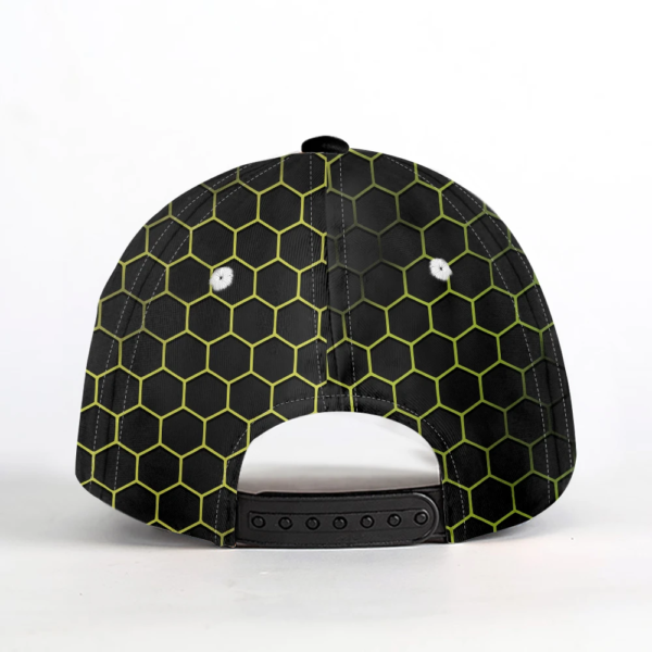 Golf Gold Carbon All Over Printed 3D Cap Product Photo
