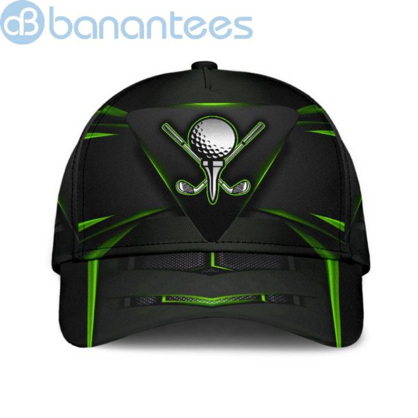 Golf Green Light Carbon All Over Printed 3D Cap Product Photo