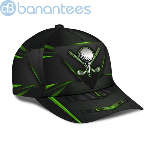 Golf Green Light Carbon All Over Printed 3D Cap Product Photo