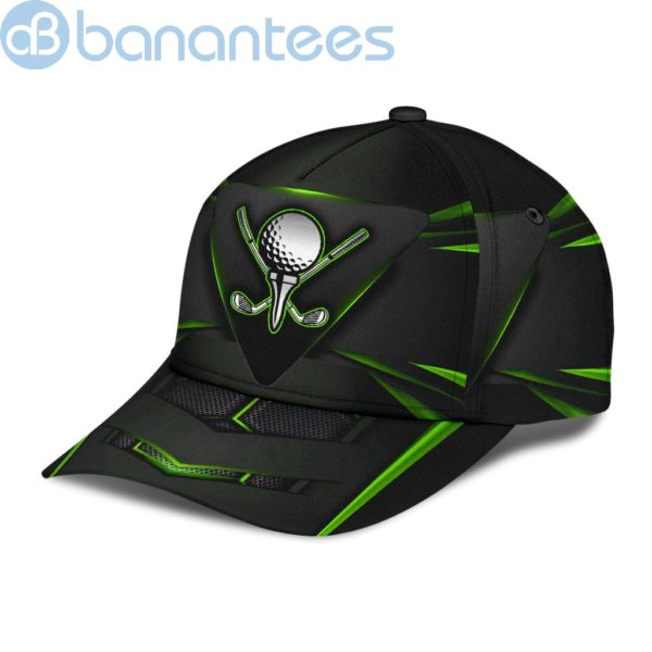 Golf Green Light Carbon All Over Printed 3D Cap Product Photo