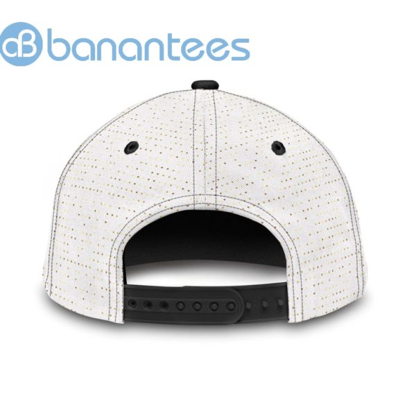 Golf Modern White Golden Lines All Over Printed 3D Cap Product Photo