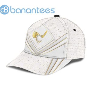 Golf Modern White Golden Lines All Over Printed 3D Cap Product Photo