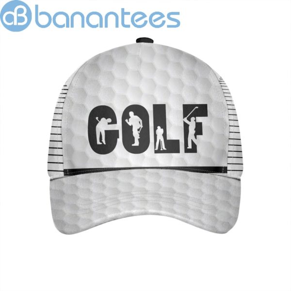 Golf, Golf Balls And Clubs All Over Printed 3D Cap Product Photo