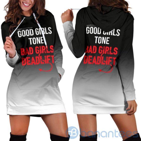 Good Girls Tone Hoodie Dress For Women Product Photo