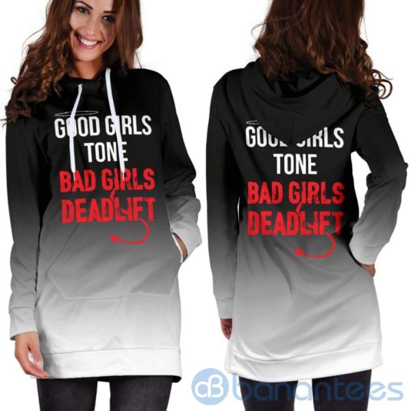 Good Girls Tone Hoodie Dress For Women Product Photo