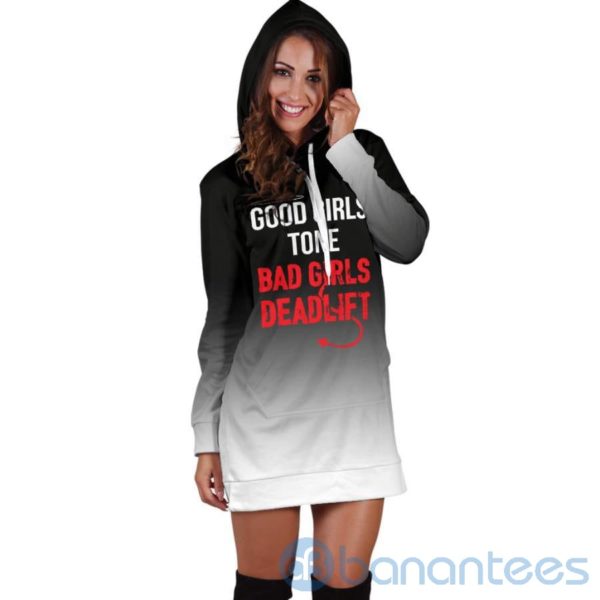 Good Girls Tone Hoodie Dress For Women Product Photo
