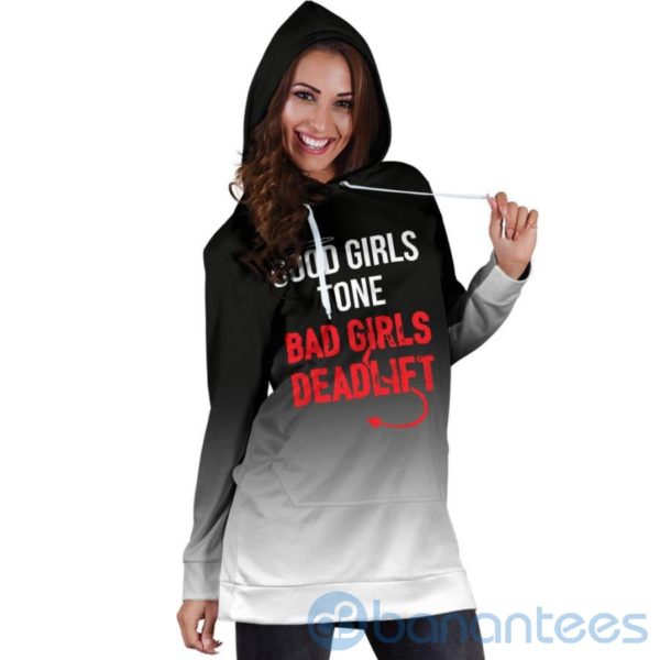 Good Girls Tone Hoodie Dress For Women Product Photo