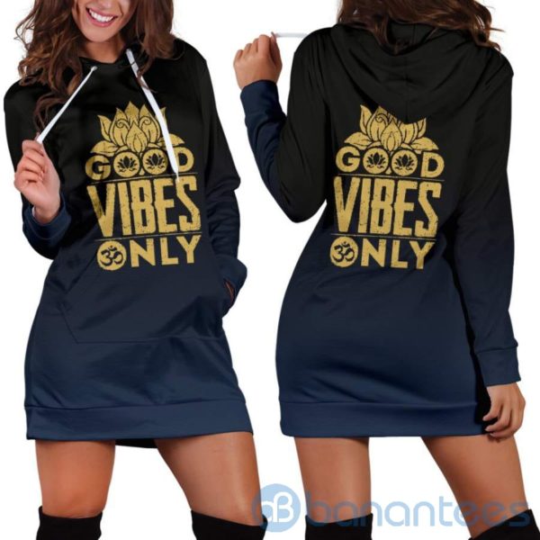 Good Vibes Hoodie Dress For Women Product Photo