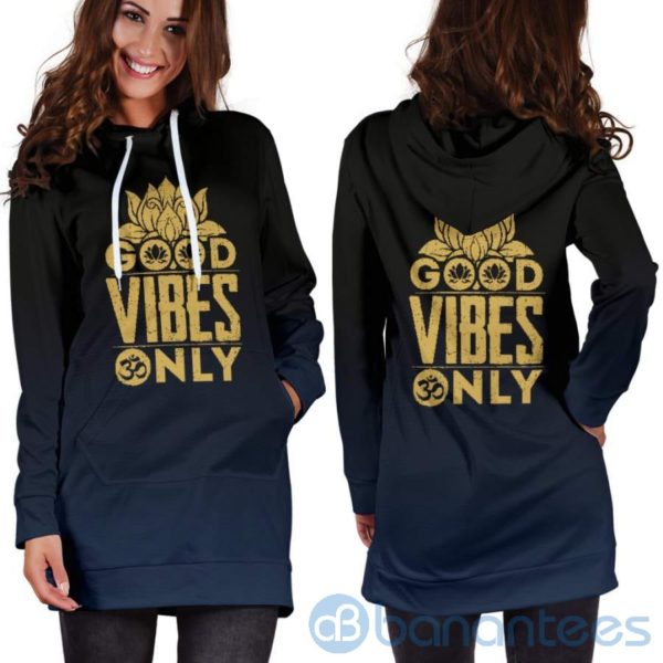 Good Vibes Hoodie Dress For Women Product Photo