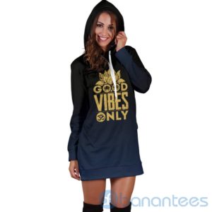 Good Vibes Hoodie Dress For Women Product Photo