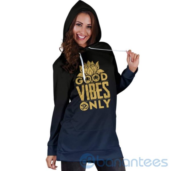 Good Vibes Hoodie Dress For Women Product Photo