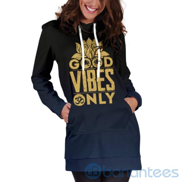 Good Vibes Hoodie Dress For Women Product Photo