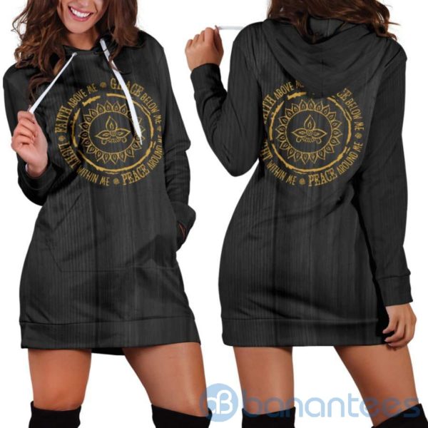 Grace Below Me Hoodie Dress For Women Product Photo