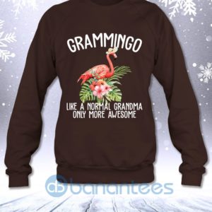 Grammingo Like A Normal Grandma Only More Awesome Funny Flamingo Sweatshirt Product Photo
