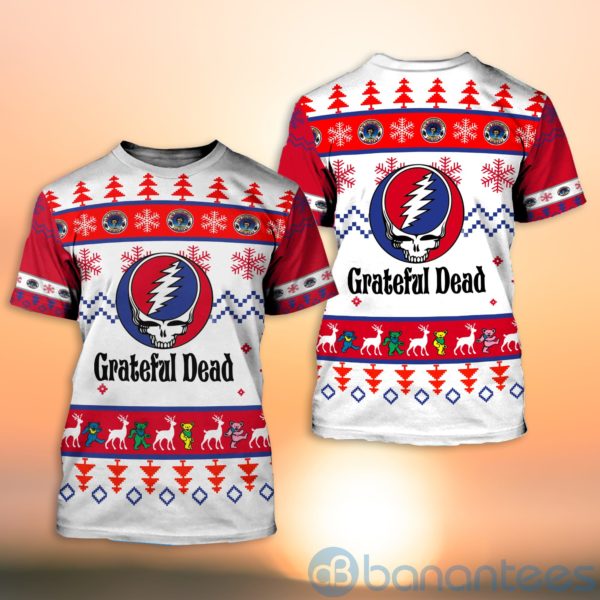 Grateful Dead Ugly Christmas All Over Printed 3D Shirt Product Photo
