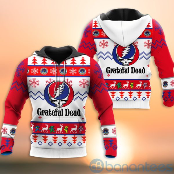 Grateful Dead Ugly Christmas All Over Printed 3D Shirt Product Photo