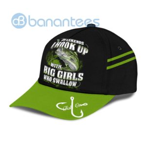 Green Bass Fishing Hat Hook All Over Printed 3D Cap Product Photo