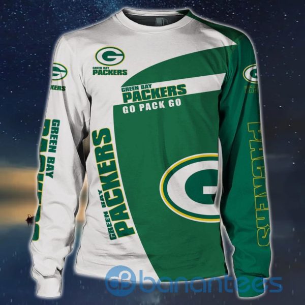 Green Bay Packers Go Pack Go Full Printed 3D Sweatshirt Product Photo