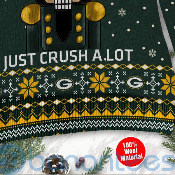 Green Bay Packers I Am Not A Player I Just Crush Alot Ugly Christmas 3D Sweater Product Photo