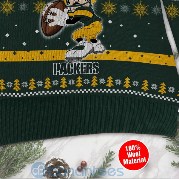 Green Bay Packers Mickey Mouse Funny Ugly Christmas 3D Sweater Product Photo