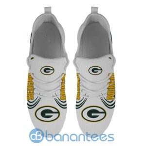 Green Bay Packers Sneakers Big Logo Raze Shoes Product Photo