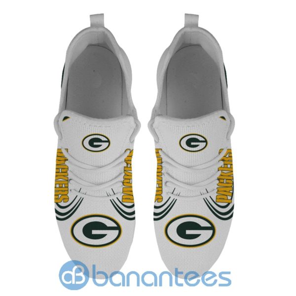 Green Bay Packers Sneakers Big Logo Raze Shoes Product Photo