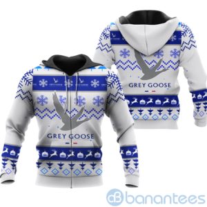 Grey Goose Vodka Ugly Christmas All Over Printed 3D Shirt Product Photo