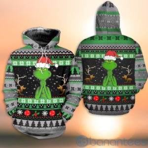 Grinch Ugly Christmas All Over Printed 3D Shirt Product Photo