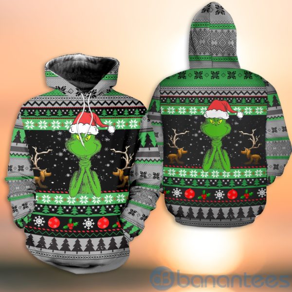 Grinch Ugly Christmas All Over Printed 3D Shirt Product Photo