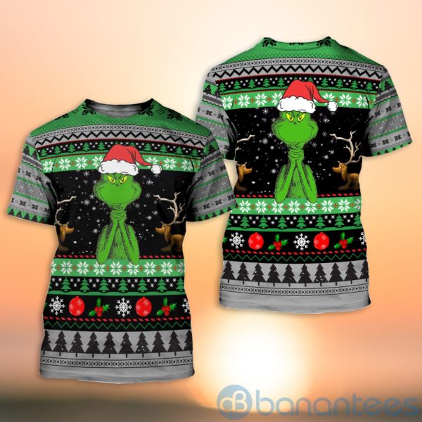 Grinch Ugly Christmas All Over Printed 3D Shirt Product Photo