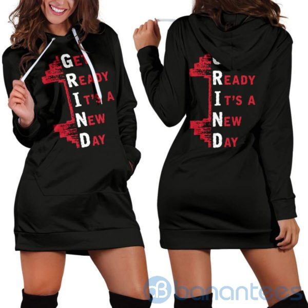 Grind Hoodie Dress For Women Product Photo