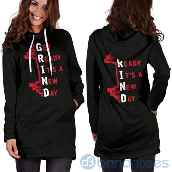 Grind Hoodie Dress For Women Product Photo