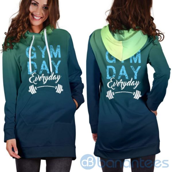 Gym Every Day Hoodie Dress For Women Product Photo