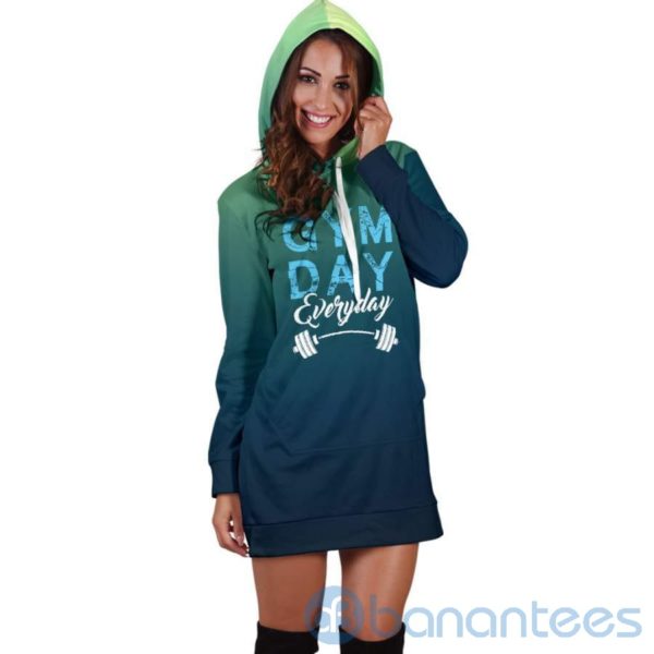 Gym Every Day Hoodie Dress For Women Product Photo