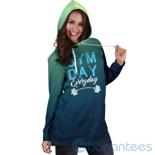 Gym Every Day Hoodie Dress For Women Product Photo