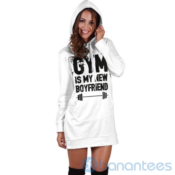 Gym Is My New Boyfriend Hoodie Dress For Women Product Photo