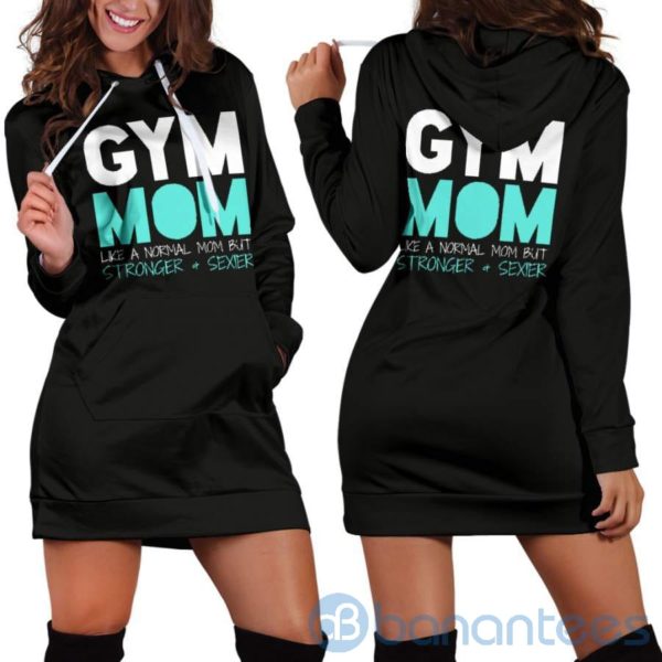 Gym Mom Hoodie Dress For Women Product Photo